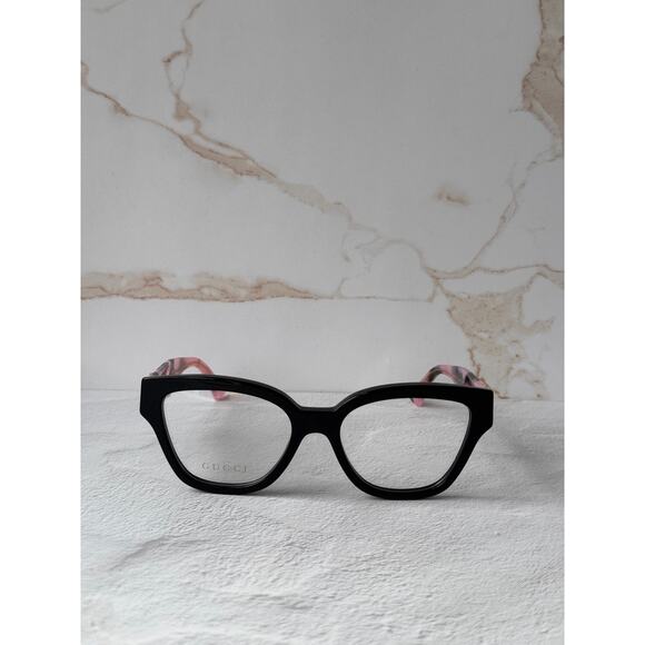 NEW Gucci GG1424O Black Marmont Cat Eye Eyeglasses Frames main image 4